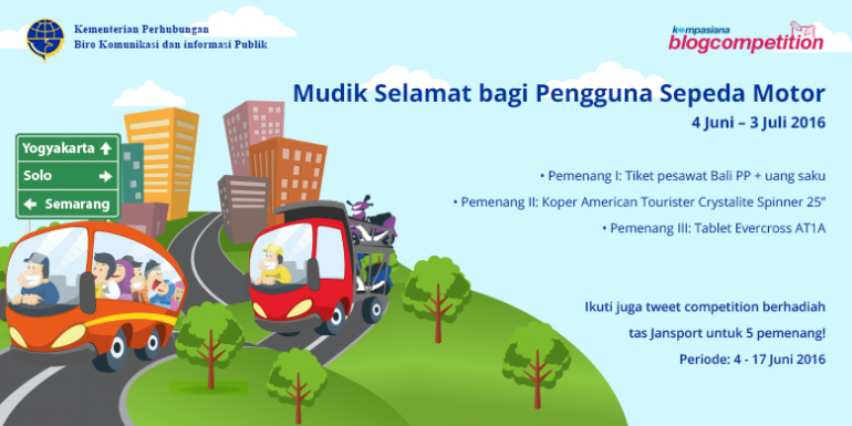 [Blog & Tweet Competition] Mudik Selamat bagi Pengguna Sepeda Motor