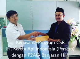 Serah terima dana CSR PT. Kereta Api Indonesia (Persero)