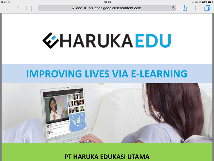 Kini meningkatkan jenjang pendidikan dimudahkan dengan HarukaEdu. (foto dokumentasi HarukaEdu)