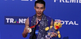 Lee Chong Wei merengkuh gelar Indonesia Open ke-6/badmintonindonesia.org