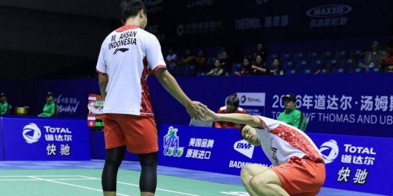 Hendra/Ahsan di Australia Open/badmintonindonesia.org