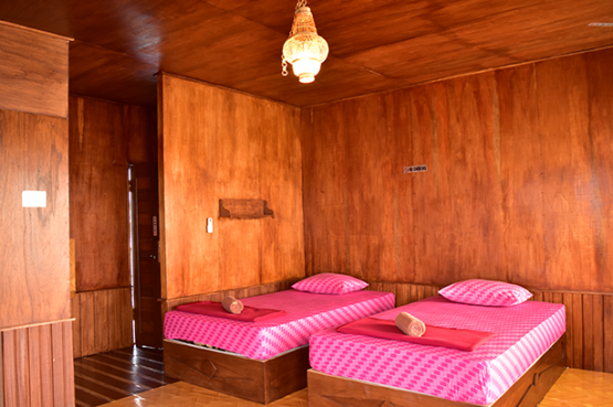 Eco Villa dengan Double Bed/ borukaro