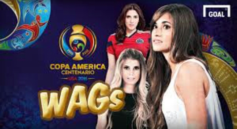 WAGs di Copa America Centenario 2016 ( Foto: goal.com)