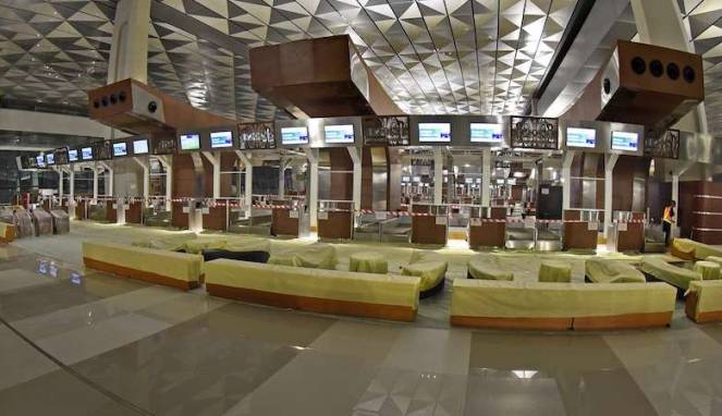 Ruang check-in Terminal 3 Ultimate (Foto: Antara)