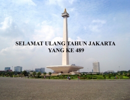 Monumen Nasional, sebagai simbol dan ikon DKI Jakarta.