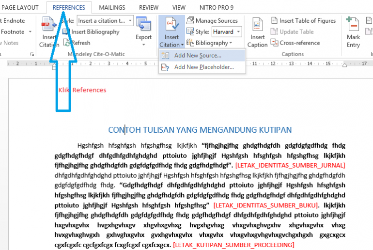 Tutorial Singkat Membuat Daftar Pustaka/Referensi Otomatis di Microsoft ...
