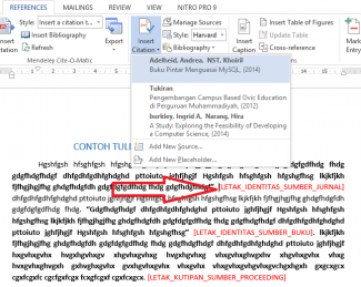 Tutorial Singkat Membuat Daftar Pustaka Referensi Otomatis Di