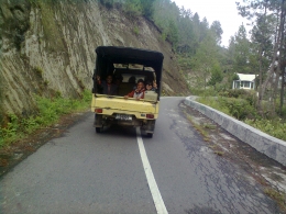 foto Jalan desa Baktiraja-Dolok sanggul, Humbahas. sumber : Dok. Pribadi