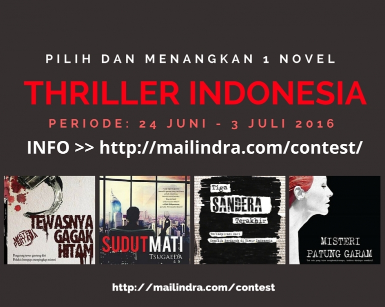 Kontes Novel Thriller Indonesia
