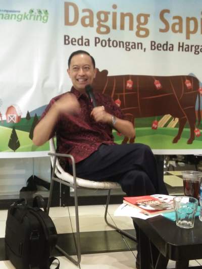 Menteri Perdagangan Bapak Thomas Lembong Di Acara Nangkring Kompasiana (Dokpri)