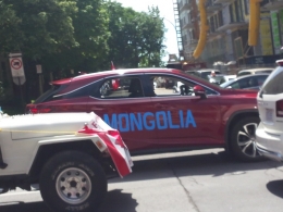Kontingen Mongolia. 