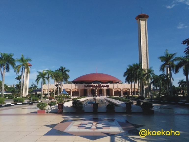 Indahnya landscape Masjid Sabilal Muhtadin, Banjarmasin