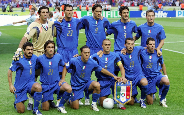 Italia di Piala Dunia 2006. Foto : chelseanews24.com