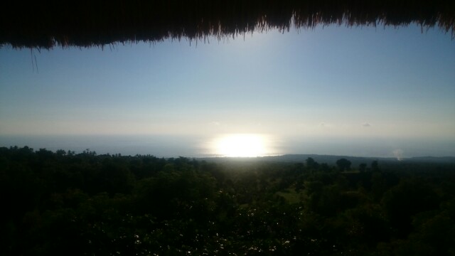 View laut dari atas rumah pohon. Dokpri