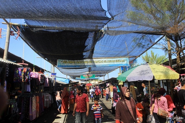Pasar Pantai Glagah FOTO: Dokpri