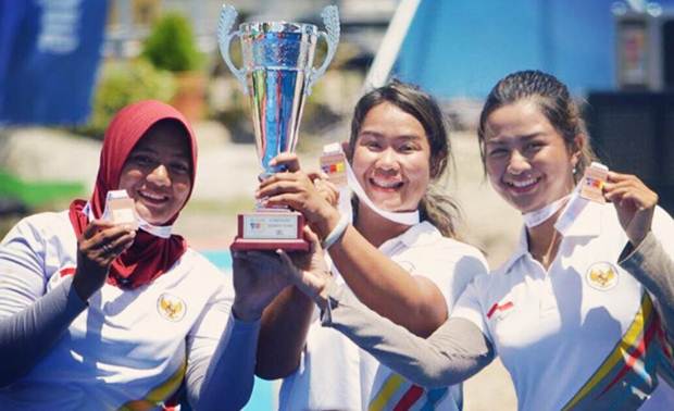 srikandi pemanah Indonesia ranking 3 Piala Dunia/ dokumentasi Rona Siska