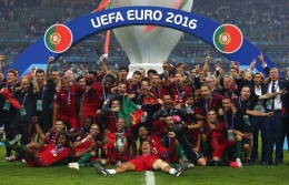 PHILIPPE DESMAZES/AFP Portugal menjadi juara Piala Eropa 2016