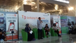 Dirut Angkasa Pura II pengelola Bandara Soetta, Bpk Budi Karya S memaparkan ihwal Terminal 3 dan Soetta sebagai Gerbang Pariwisata Indonesia