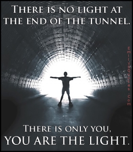 You are the light | Sumber: http://emilysquotes.com/