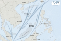 Pengadilan Internasional memutuskan bahwa China tidak memiliki sejarah kepemilikan wilyah laut China Selatan. Sumber: ABC
