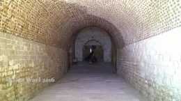 Koridor bagian terpenting benteng tempat menyimpan persenjataan
