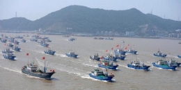 Militer Tiongkok telah menggunakan para nelayannya menjadi milisi dan mata-mata di Laut Tiongkok Selatan. | Sumber: kupang.tribunnews.com