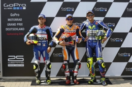 Barbera, Marquez dan Rossi di top three (dok.motogp.com)