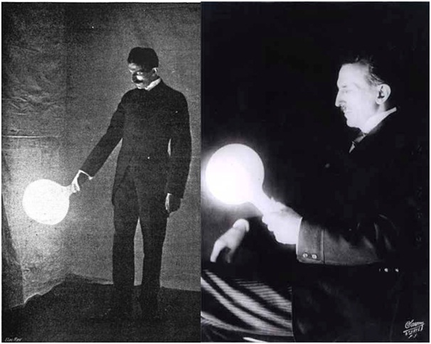 https://commons.wikimedia.org/wiki/File:Nikola_Tesla_holding_bulb.jpg dan https://www.teslasociety.com/photos.htm