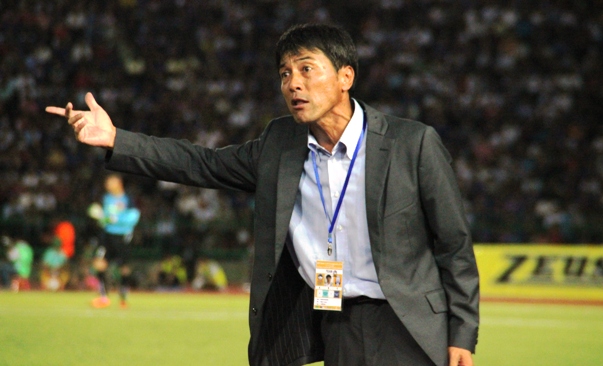 Pelatih Inoue yang menangis seusai laga / sumber : aseanfootball.org