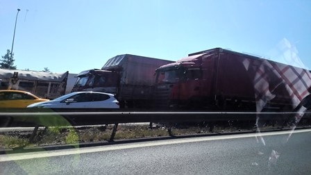 Kemacetan Menjelang Jembatan Bosphorus 2 (Dokpri)