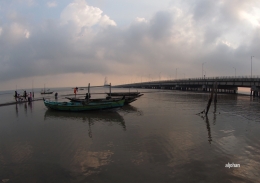 Pemandangan pagi di Jembatan Suramadu (Dok Pribadi)
