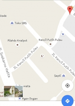 Google Maps Rumah Pak Dues