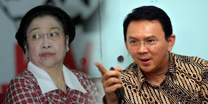 Ilustrasi Megawati dan Ahok (www.merdeka.com)