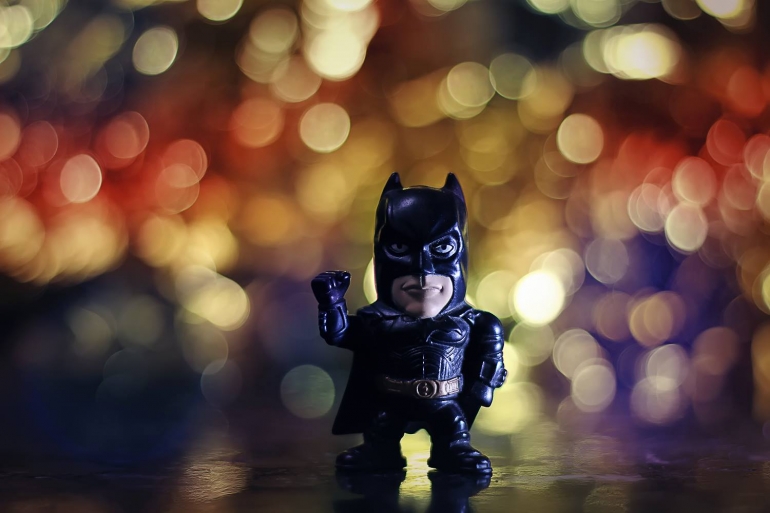 Batman dan bokeh