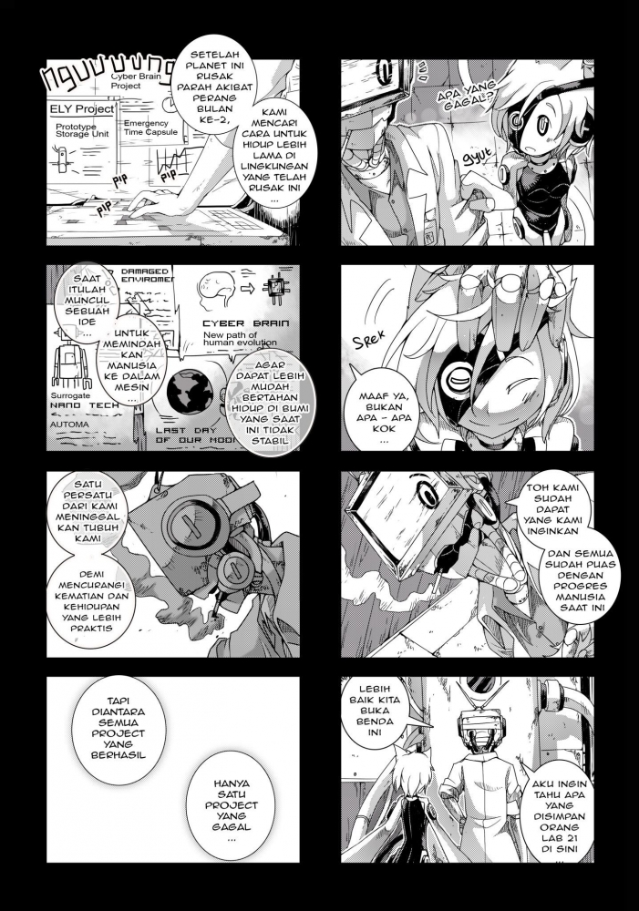 Tampilan komik Only Human di media sosial (Sumber Gambar: fan page Facebook @ONLYHUMANcomics)