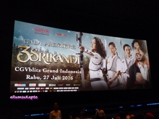 Gala Premiere Film 3 SRIKANDI di CGV GI (Dokpri)