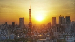 Tokyo di kala senja (dokumentasi pribadi)