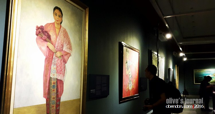 Gadis Melayu dengan Bunga karya Diego Rivera yang didapatkan Soekarno dari Meksiko (dok. koleksi pribadi)