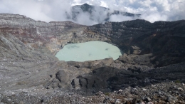 Kawah gunung Dempo, Minggu (31/7/2016) (docpri)