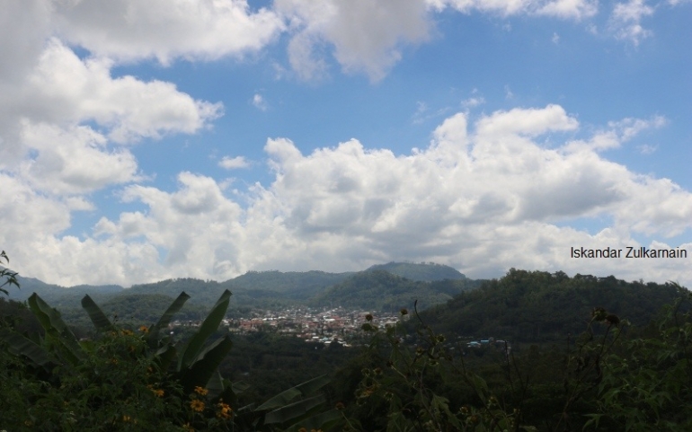 Kota Bajawa dari atas (dok.Pribadi)