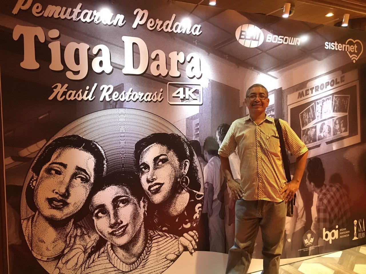Ragile Nonton Film Tiga Dara di Bioskop Metropole Jakarta Pusat (dok pribadi)