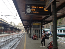 Foto 2: Peron 14 Stasiun Kereta Api Genova Piazza Principe. (Foto dok.: Suryadi)