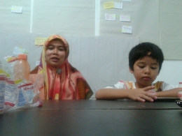 Nurul dan Mumtaz (putranya) Dok: Anil