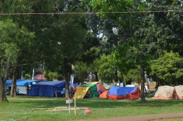 Sebagian tenda peserta dalam Jambore Nasional X-2016. (Foto: ISJ)