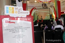Acara Talkshow Petualangan Kuliner Indonesia di Mal Basura. (Foto Ganendra)
