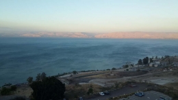 Danau Galilea (Kineret) Agustus 2014 - dokpri
