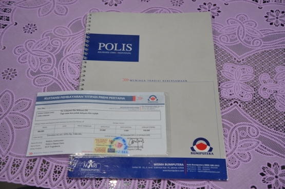 Polis Asuransi Jiwa milik Suami (Dok.Pri)