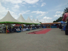Dok Pribadi/Lokasi acara seremonial Lomba Sampan Layar.