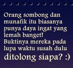 Kata Kata Orang Sombong - Gambar Meme Lengkap