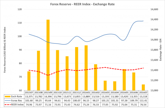 Forex Reserve Exchange Rate REER Index - prepared by Arnold M